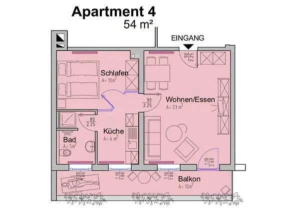 Apartament Apartmenthaus Lindenbuehl Mühlhausen